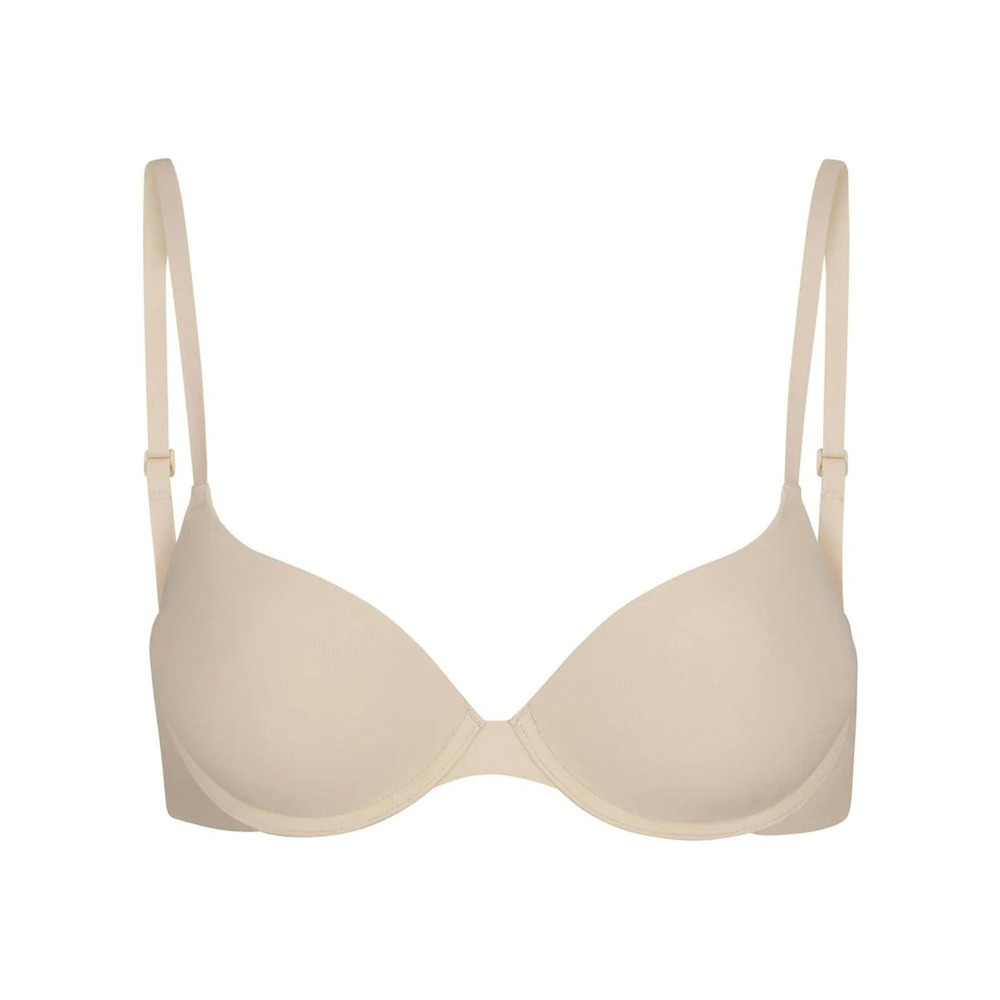 Skims Bra Womens 38DD Fits Everybody Push Up Demi Bra Sand NWT Neutral Underwire